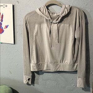 Gray Women's Hooded Top